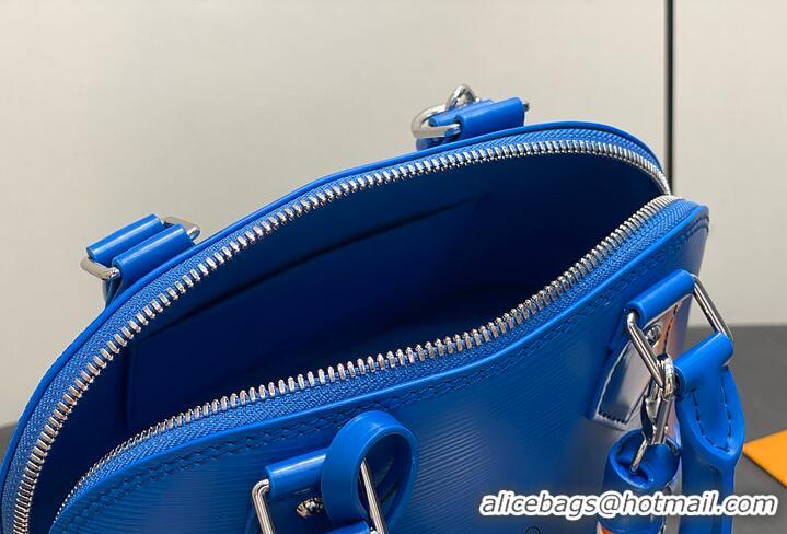 Top Grade Louis Vuitton Alma BB Epi Rainbow Ocean Blue M28902