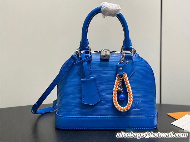 Top Grade Louis Vuitton Alma BB Epi Rainbow Ocean Blue M28902