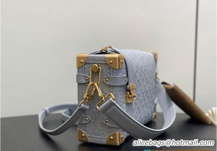 Best Price Louis Vuitton Minigram Bold Side Trunk MM Cloud Gray M15227