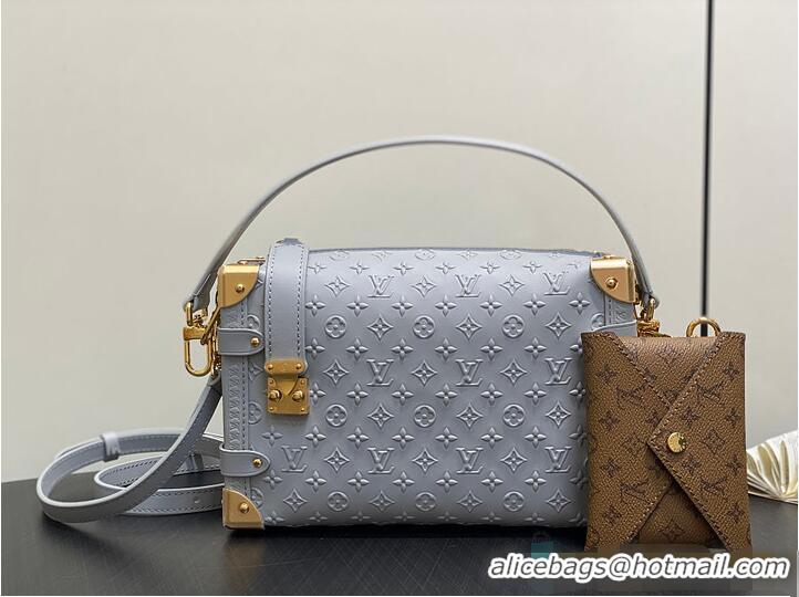 Best Price Louis Vuitton Minigram Bold Side Trunk MM Cloud Gray M15227