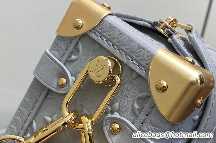 Best Price Louis Vuitton Minigram Bold Side Trunk MM Cloud Gray M15227