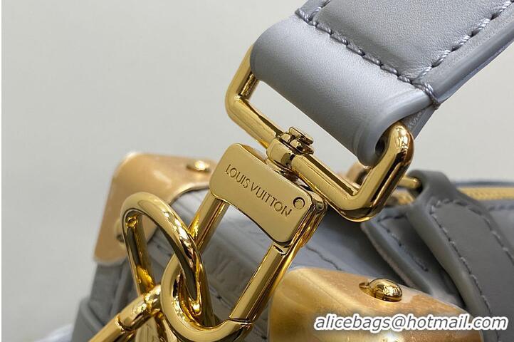 Best Price Louis Vuitton Minigram Bold Side Trunk MM Cloud Gray M15227