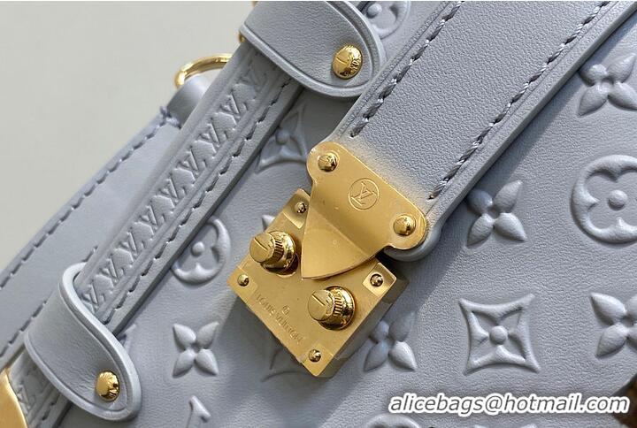 Best Price Louis Vuitton Minigram Bold Side Trunk MM Cloud Gray M15227