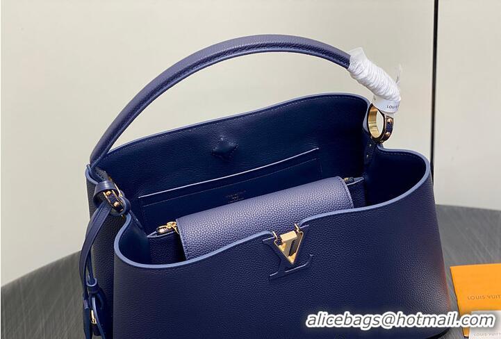 Buy Discount Louis Vuitton Capucines GM Souple Navy M27528