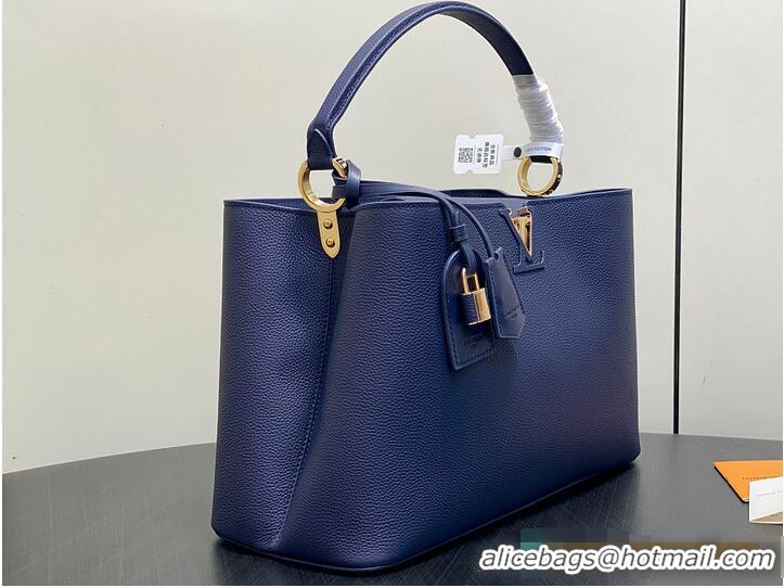 Buy Discount Louis Vuitton Capucines GM Souple Navy M27528