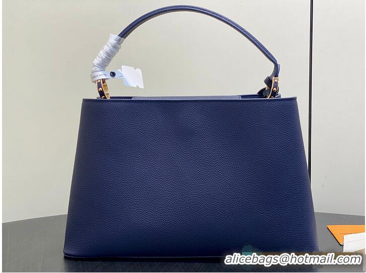Buy Discount Louis Vuitton Capucines GM Souple Navy M27528