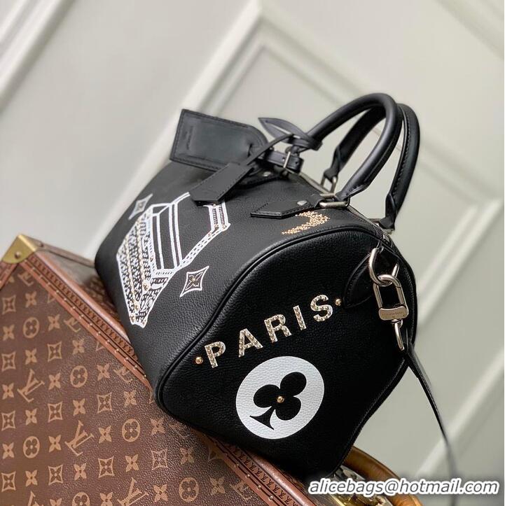 Top Grade Louis Vuitton Speedy P9 Bandoulière 30 Jackets Autres Cuirs M82478 Black