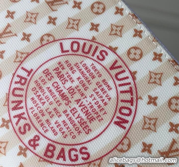 Grade Inexpensive Louis Vuitton LV Stamp Zippy Wallet M82487 Banana