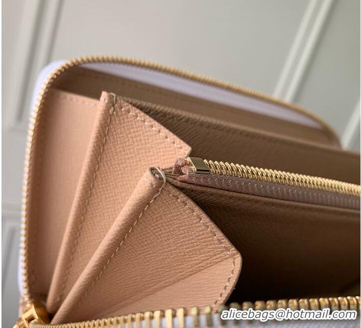 Grade Inexpensive Louis Vuitton LV Stamp Zippy Wallet M82487 Banana