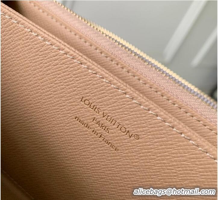 Grade Inexpensive Louis Vuitton LV Stamp Zippy Wallet M82487 Banana