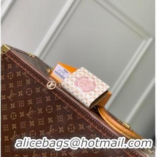 Reasonable Price Louis Vuitton LV Stamp Charms Pocket Wallet M82489 Banana