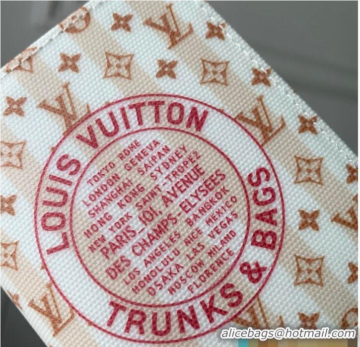Reasonable Price Louis Vuitton LV Stamp Charms Pocket Wallet M82489 Banana