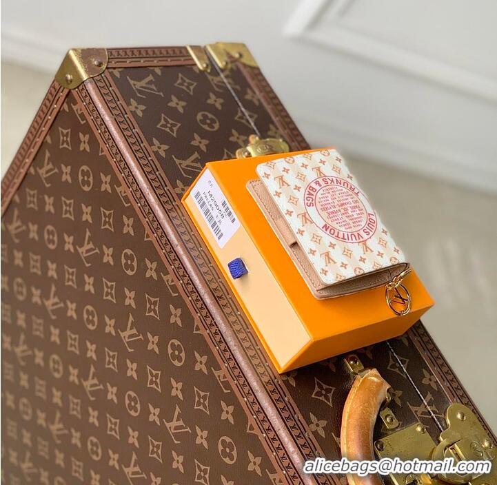 Reasonable Price Louis Vuitton LV Stamp Charms Pocket Wallet M82489 Banana