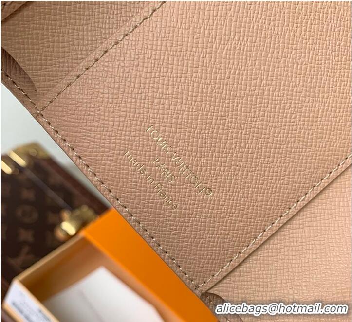 Modern Classic Louis Vuitton LV Stamp Victorine Wallet M82499 Nude Pink
