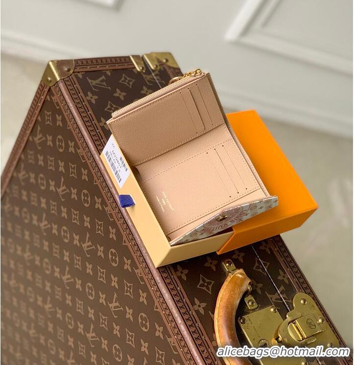 Modern Classic Louis Vuitton LV Stamp Victorine Wallet M82499 Nude Pink
