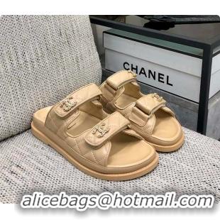 Best Price Chanel Slipper Beige 01 6080415