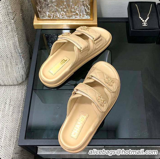 Best Price Chanel Slipper Beige 01 6080415