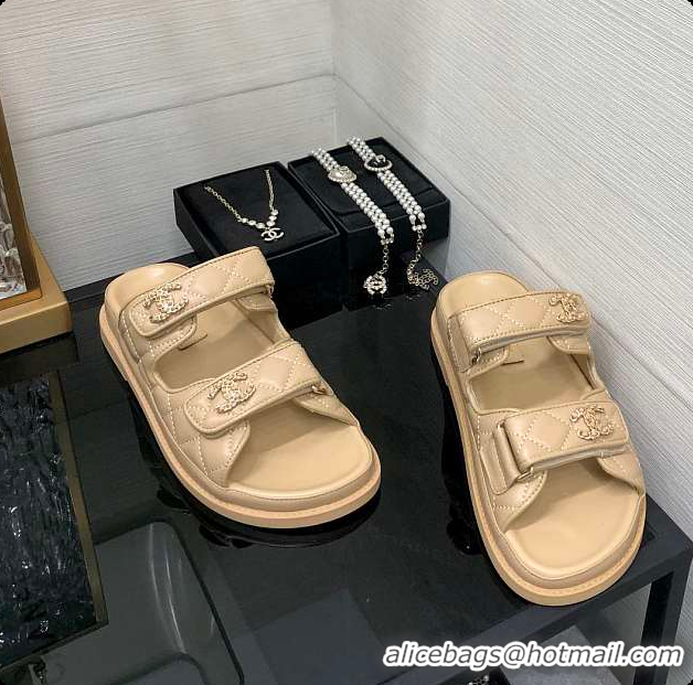 Best Price Chanel Slipper Beige 01 6080415