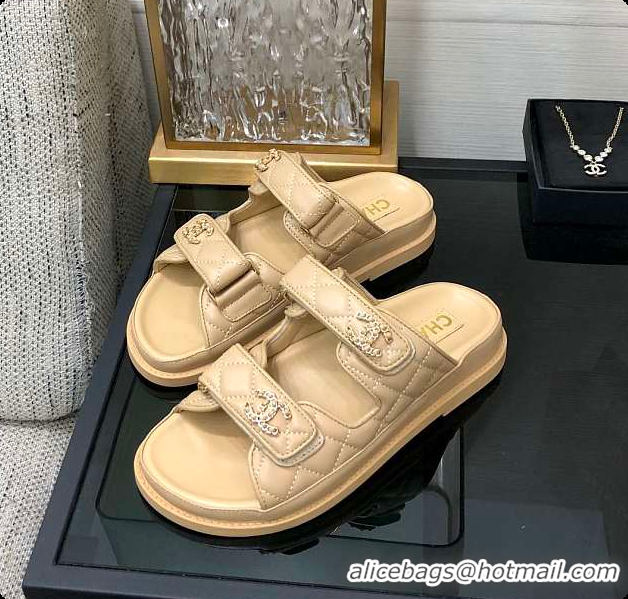 Best Price Chanel Slipper Beige 01 6080415