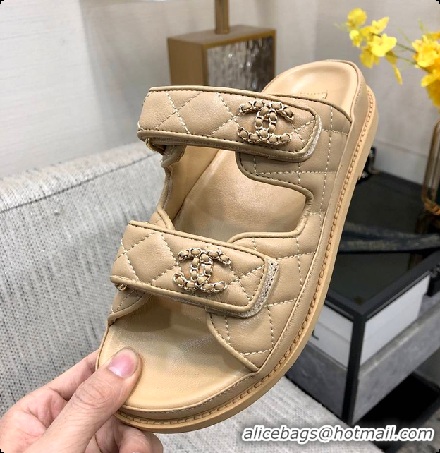 Best Price Chanel Slipper Beige 01 6080415