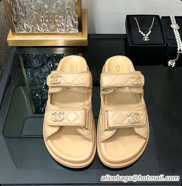 Best Price Chanel Slipper Beige 01 6080415