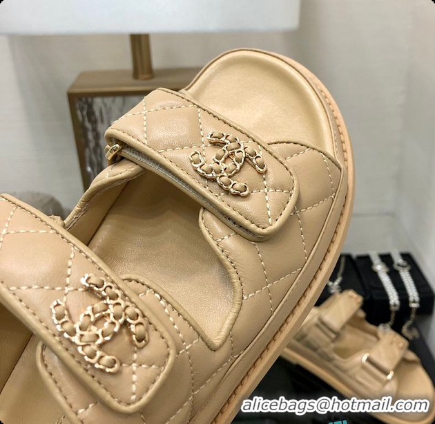 Best Price Chanel Slipper Beige 01 6080415