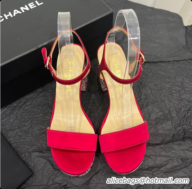 Good Quality Chanel Heels Red Pump 6080416