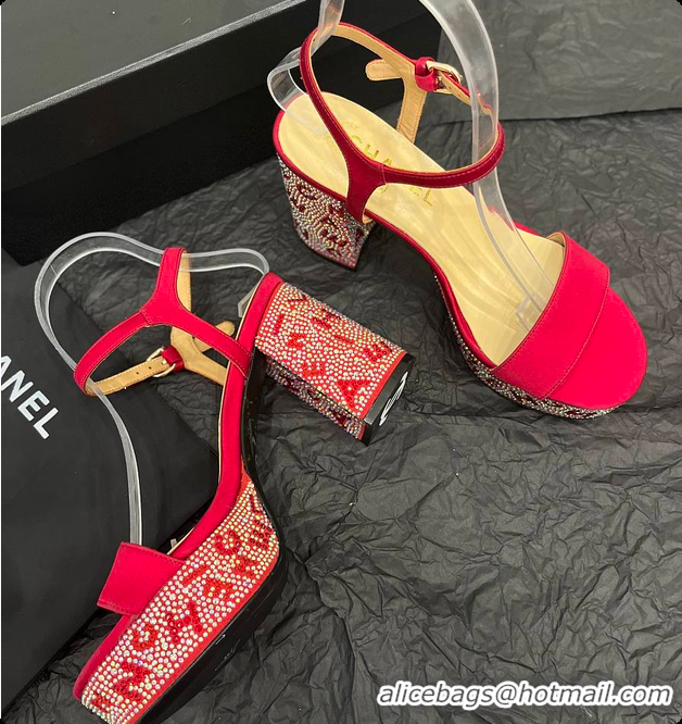 Good Quality Chanel Heels Red Pump 6080416