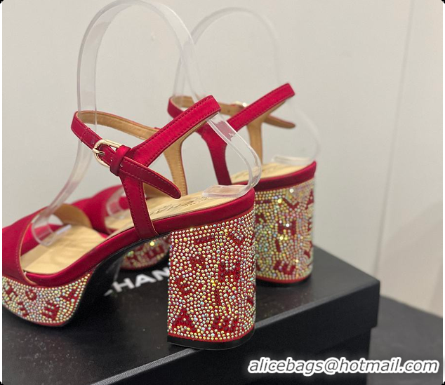 Good Quality Chanel Heels Red Pump 6080416