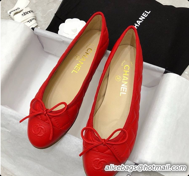 Hot Style Chanel Flat Mule Red 6080417