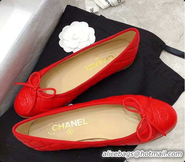 Hot Style Chanel Flat Mule Red 6080417