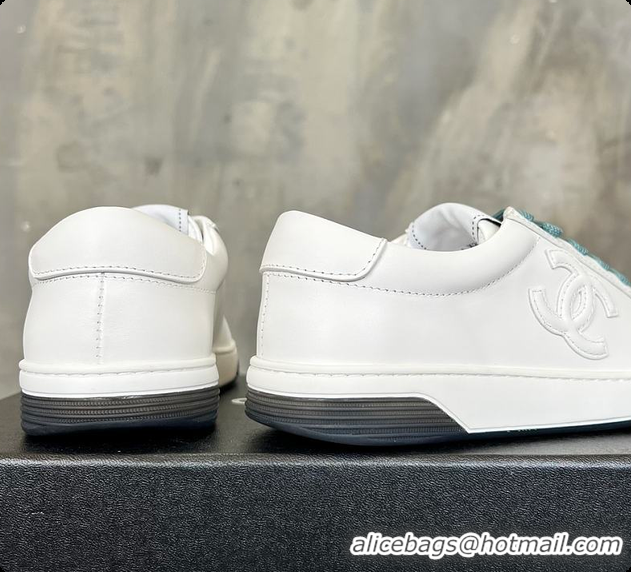 Popular Style Chanel C Sneaker White And Mint 6080422