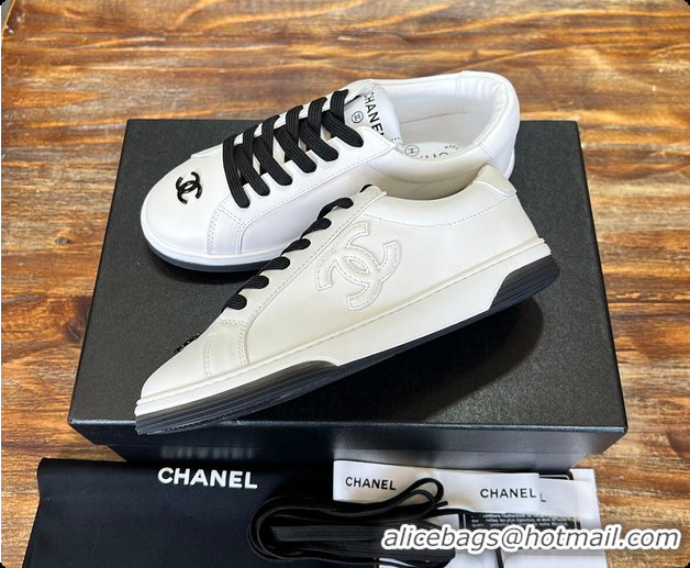 Sophisticated Chanel C Sneaker White And Black 6080422