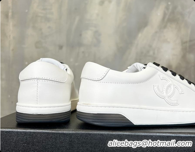 Sophisticated Chanel C Sneaker White And Black 6080422