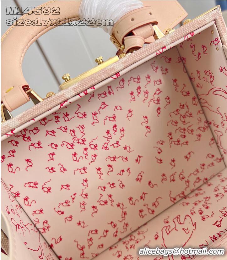 Best Quality Louis Vuitton Travels With Grace Coddington Petite Valise Meowgram M25698