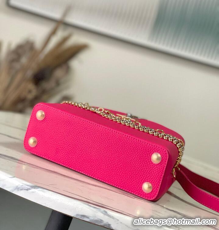 Luxury Discount Louis Vuitton Capucines BB Raspberry M25699