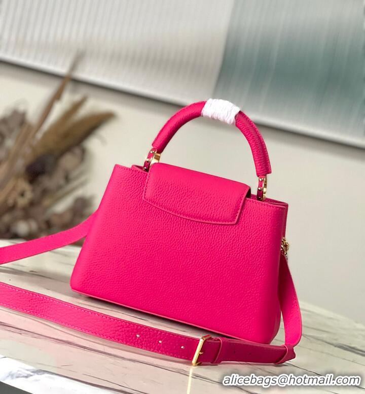 Luxury Discount Louis Vuitton Capucines BB Raspberry M25699