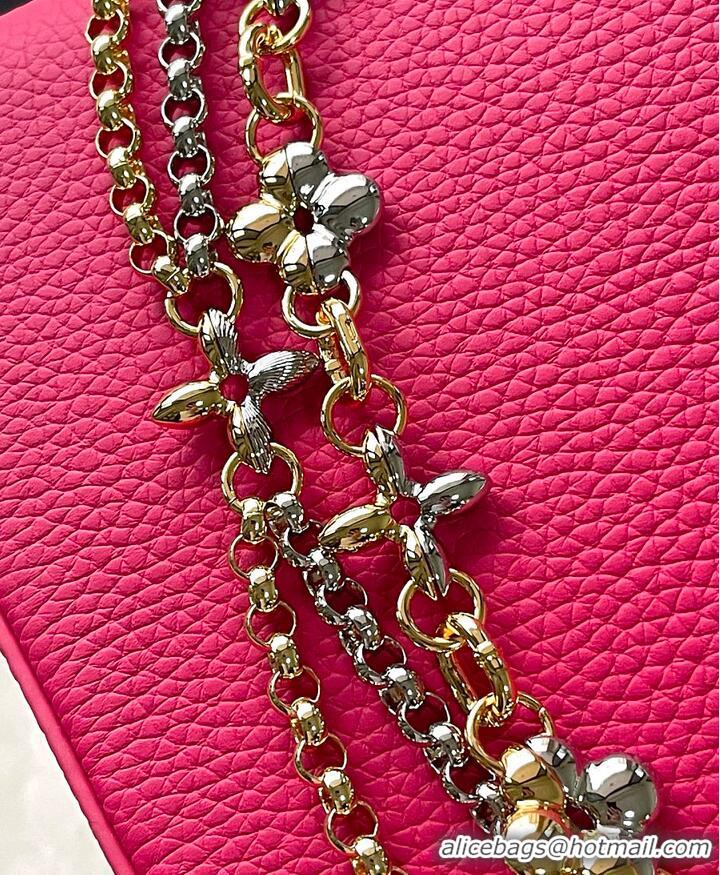 Luxury Discount Louis Vuitton Capucines BB Raspberry M25699