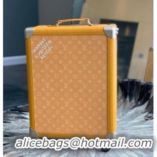 Well Crafted Louis Vuitton Rolling Trunk Safran Yellow M25678