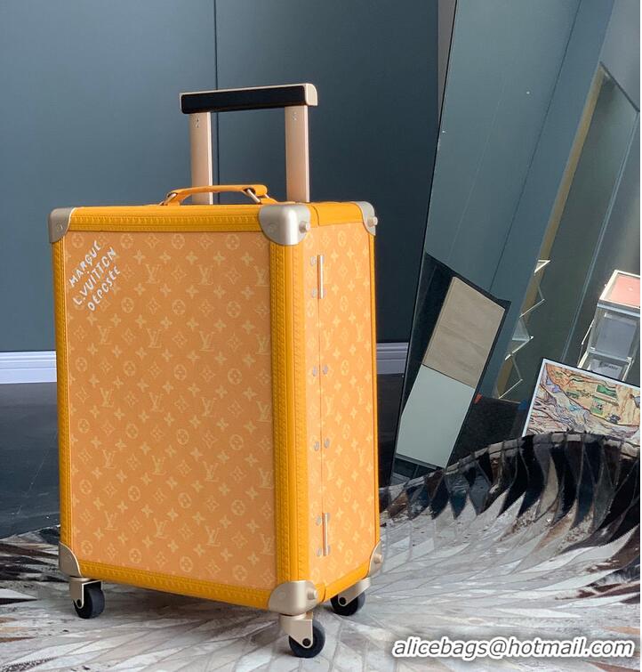 Well Crafted Louis Vuitton Rolling Trunk Safran Yellow M25678