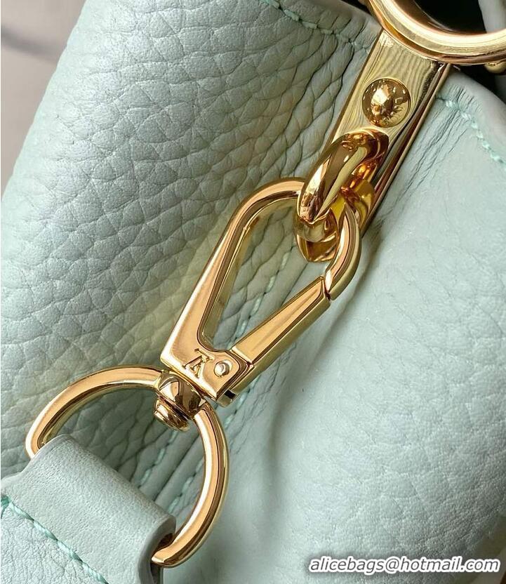 Top Design Louis Vuitton Capucines Mini Jade Green Taurillon Leather M15157