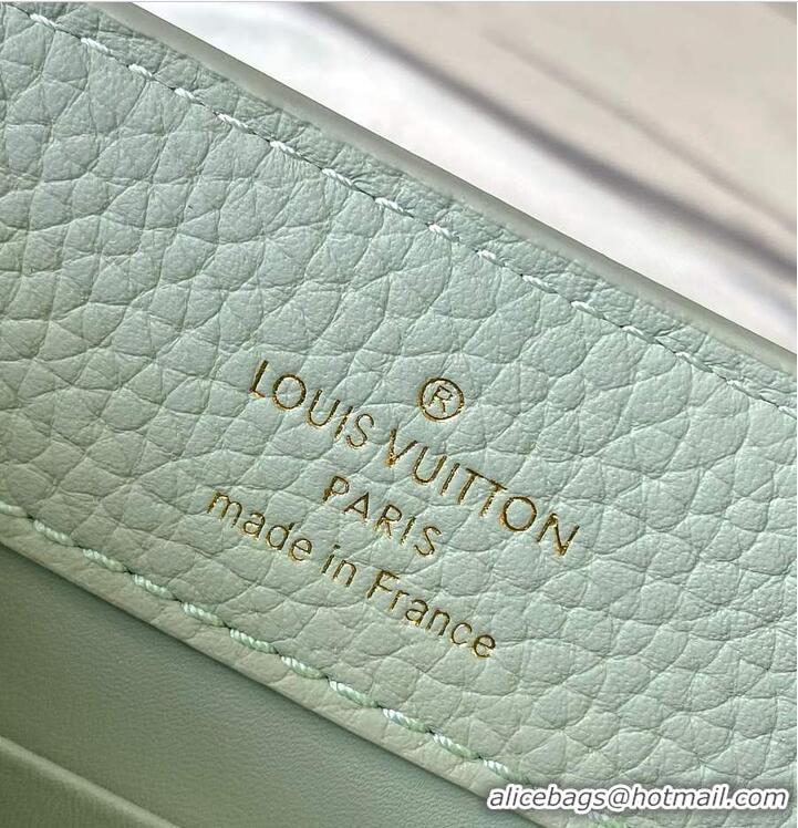 Top Design Louis Vuitton Capucines Mini Jade Green Taurillon Leather M15157