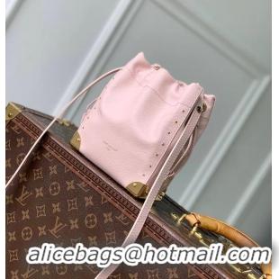Hot Sell Cheap Louis Vuitton Nano Noé Trunk Rose Petal Calfskin Leather M15149