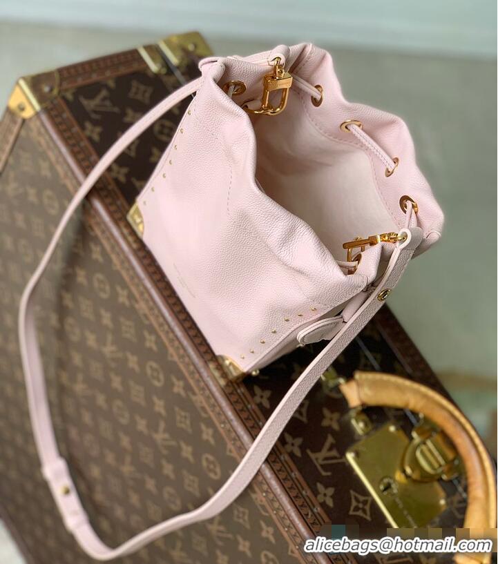 Hot Sell Cheap Louis Vuitton Nano Noé Trunk Rose Petal Calfskin Leather M15149