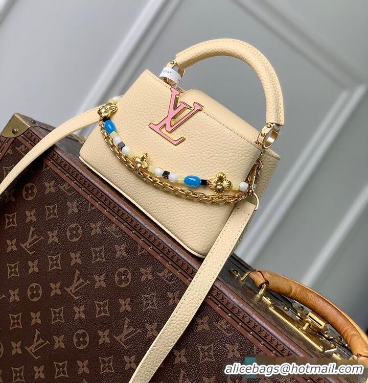 Traditional Specials Louis Vuitton Capucines East West Mini Banana Taurillon leather M25474