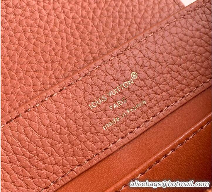 Famous Brand Louis Vuitton Sunbeam edition Capucines Mini Noisette Taurillon leather M25475