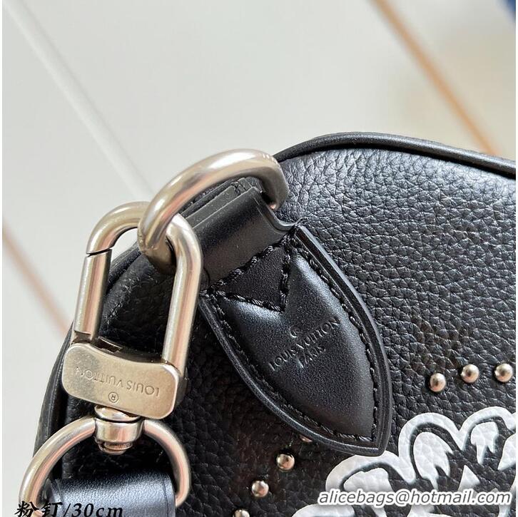 Well Crafted Louis Vuitton Speedy P9 Bandoulière 30 Jackets Black Cowhide leather M25477