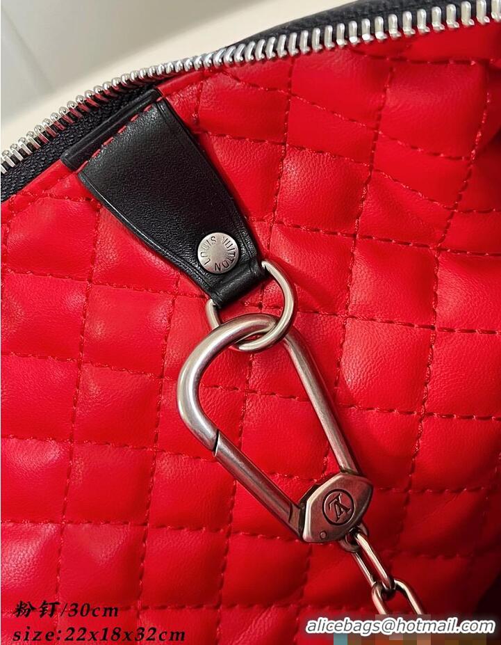 Well Crafted Louis Vuitton Speedy P9 Bandoulière 30 Jackets Black Cowhide leather M25477