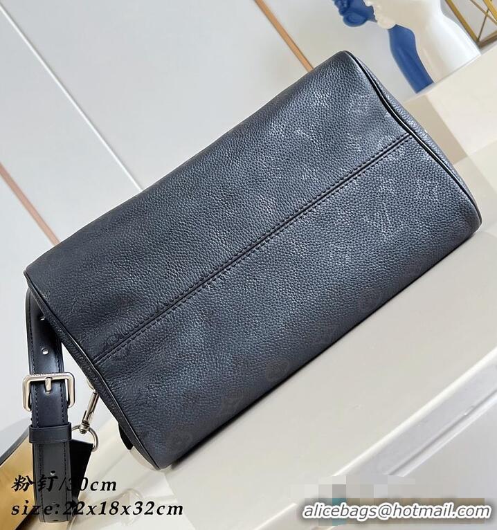 Well Crafted Louis Vuitton Speedy P9 Bandoulière 30 Jackets Black Cowhide leather M25477