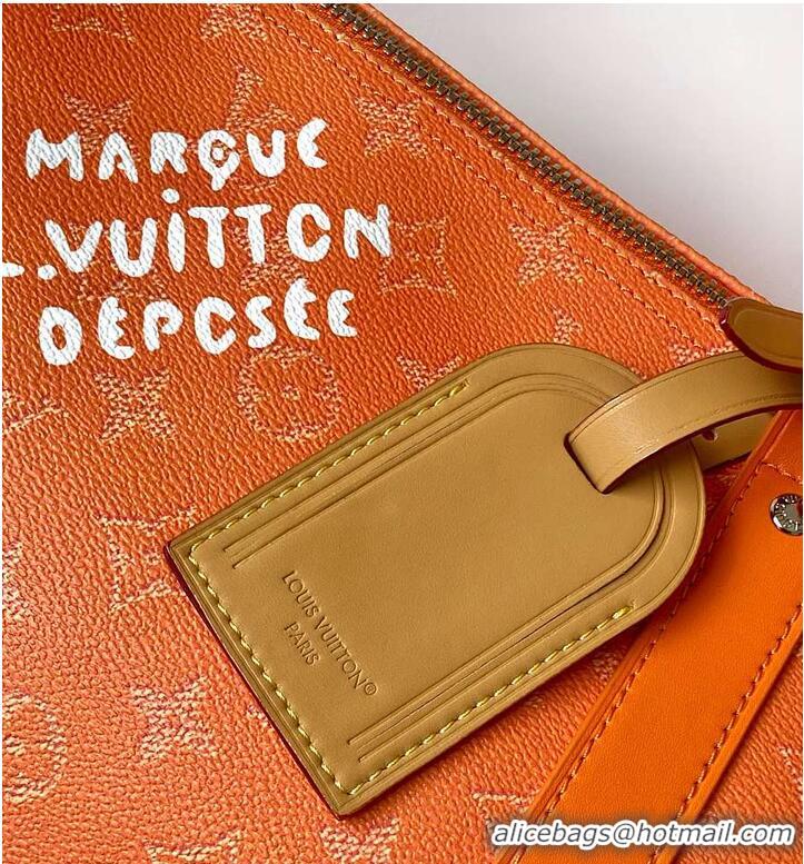 Best Grade Louis Vuitton Keepall Bandoulière 50 Caramel Monogram Heritage coated canvas M27558